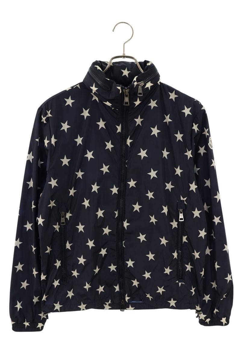 MONCLER Patterned Nylon Blouson Packable Hood Multi Size S