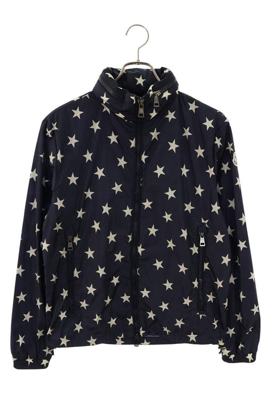 MONCLER Patterned Nylon Blouson Packable Hood Multi Size S