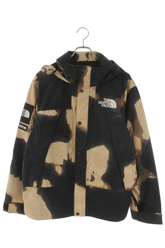 SUPREME 21AW Bleached Denim Print Mountain Jacket Size M