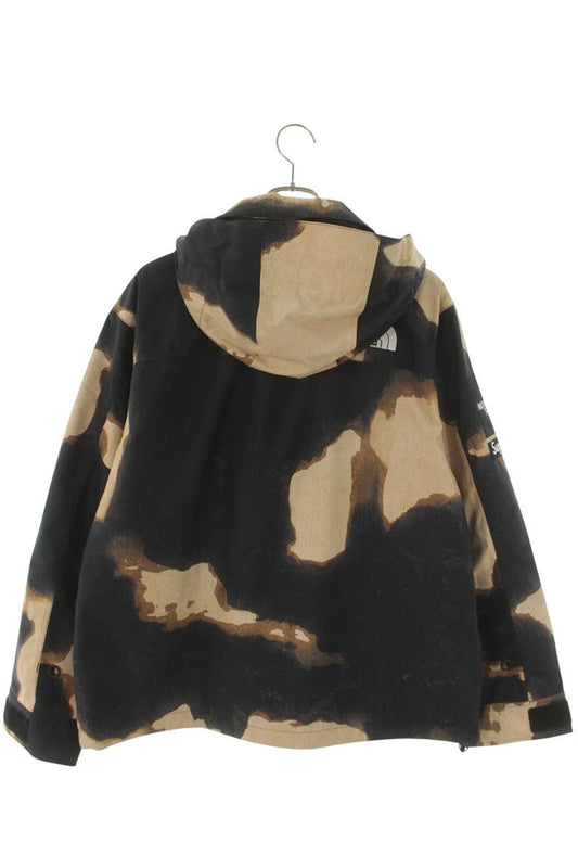 SUPREME 21AW Bleached Denim Print Mountain Jacket Size M