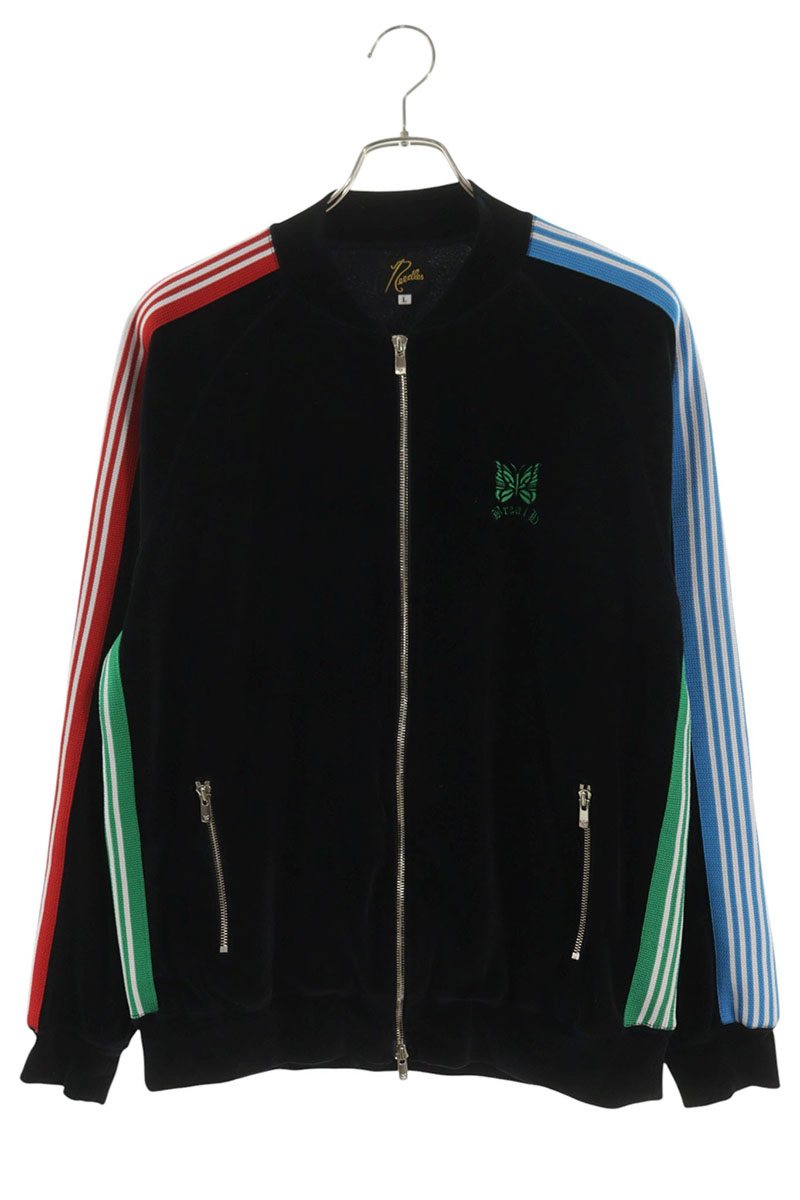 BREATH x Needles Side Line Velour Track Jacket Black Size L