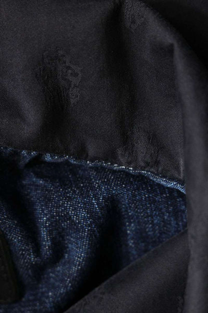 Chrome Hearts RUCKUS Half-Zip Denim Anorak Blue Size L