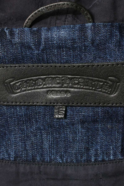 Chrome Hearts RUCKUS Half-Zip Denim Anorak Blue Size L