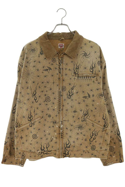 SAINT MICHAEL 25SS Dr. Woo Tattoo Detroit Jacket Size XL