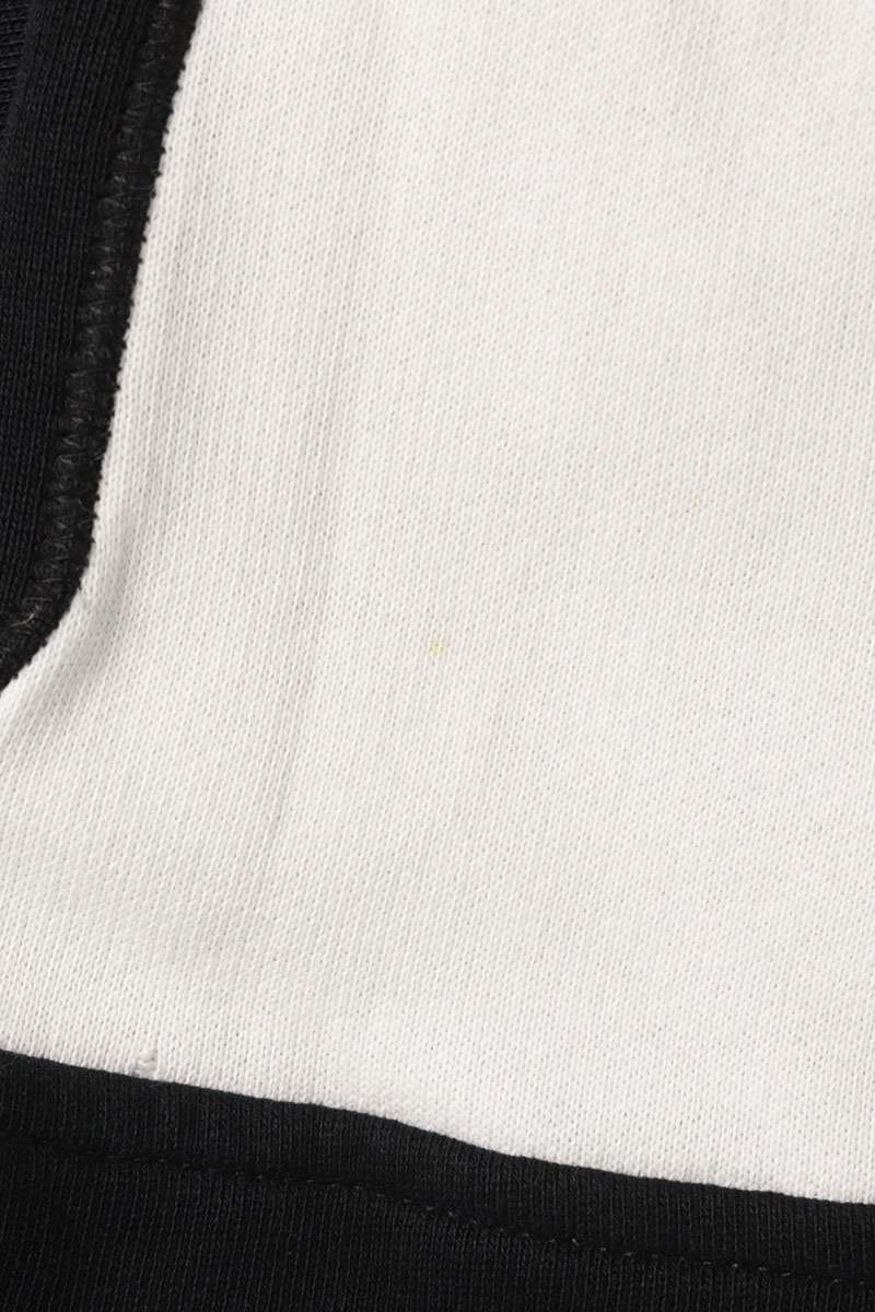 BALMAIN Biker Sweatshirt Jacket Black/White Size XXL