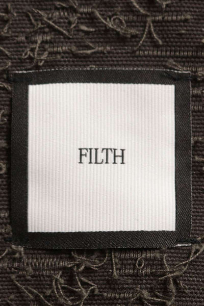 FILTH Flying Hair Workers Zip Jacket Gray Size M