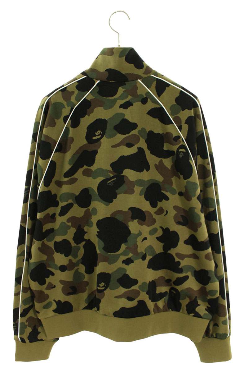 A BATHING APE Metal Logo Camo Track Jacket Multi Size L
