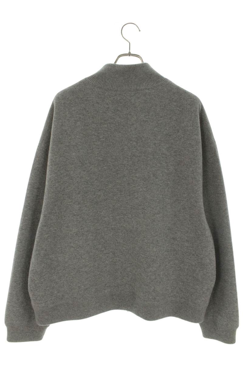 miumiu Cashmere Knit Track Jacket Gray Size S