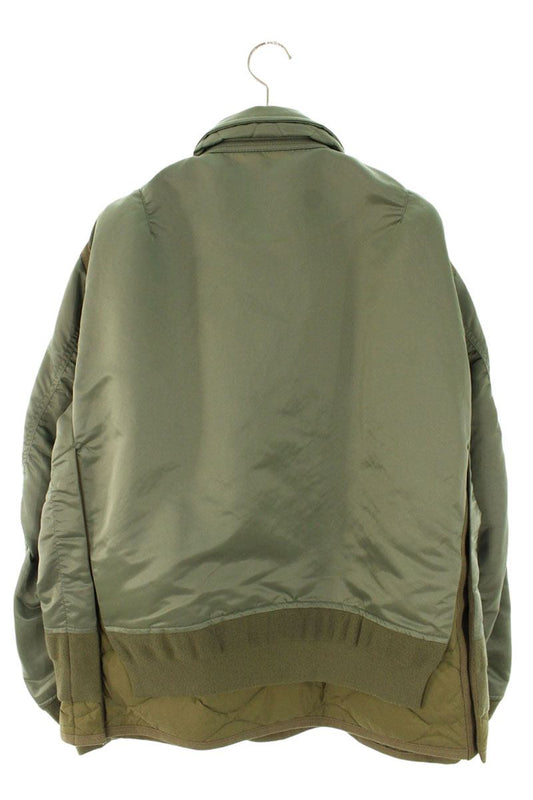 Sacai Nylon Twill Mix Blouson Green Size L
