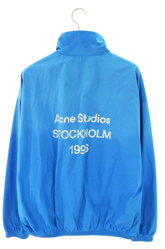 ACNE STUDIOS Logo Zip Jacket Blue Size S
