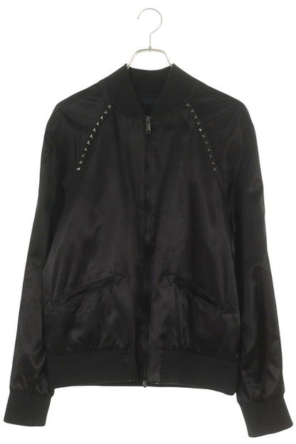 VALENTINO Rockstud Bomber Blouson Black Size S