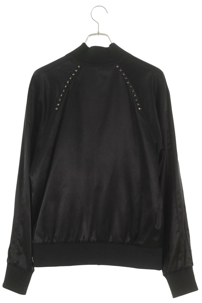 VALENTINO Rockstud Bomber Blouson Black Size S