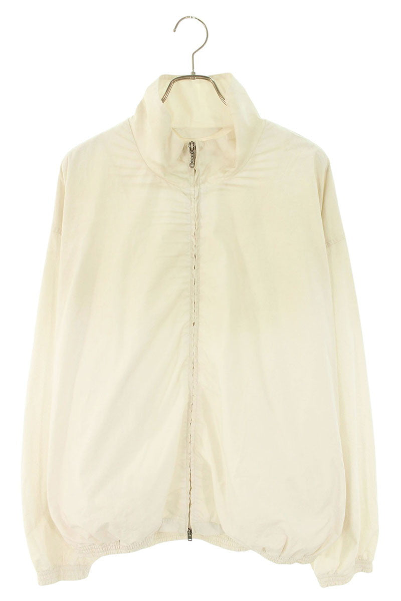ACNE STUDIOS Cotton Distressed Zip Blouson White Size M