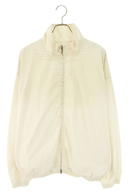 ACNE STUDIOS Cotton Distressed Zip Blouson White Size M