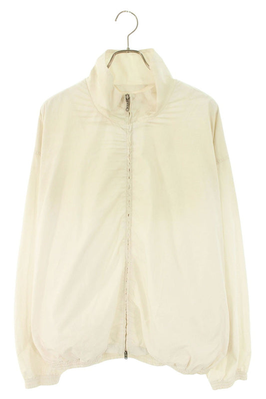 ACNE STUDIOS Cotton Distressed Zip Blouson White Size M