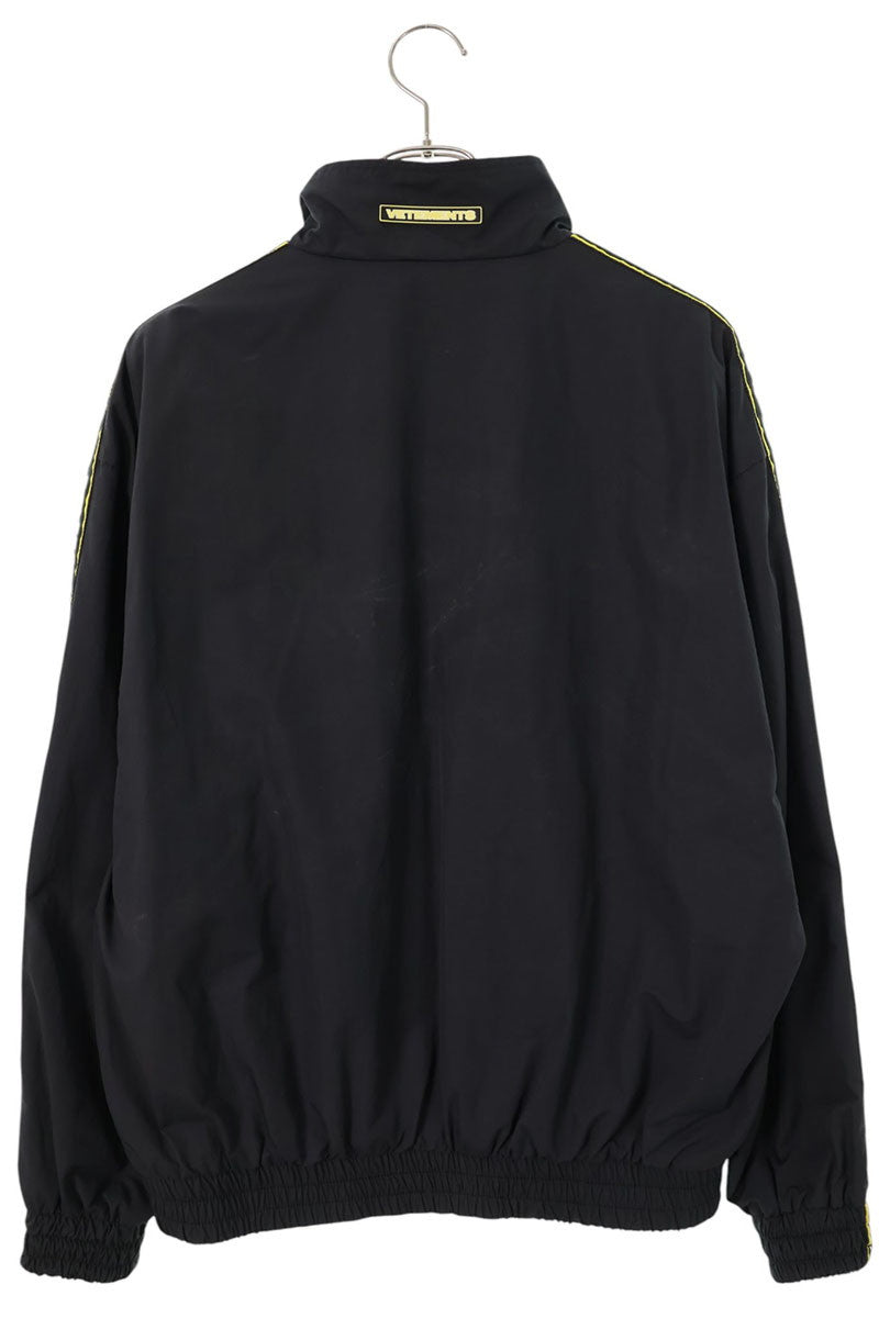 VETEMENTS 20AW Side Tape Logo Nylon Track Jacket Size S