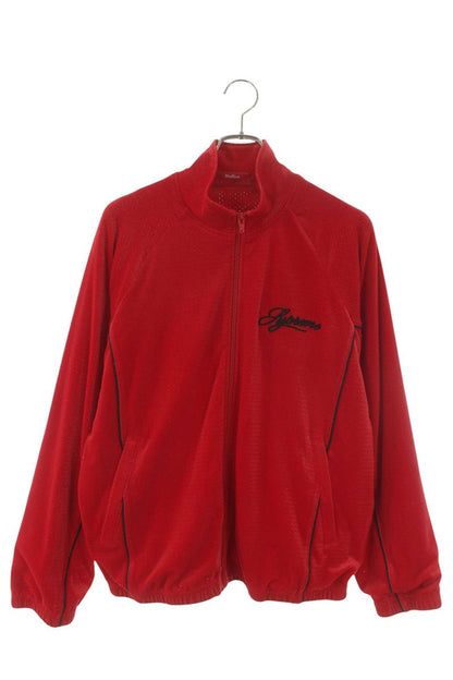 SUPREME 26SS Velour Mesh Track Jacket Red Size M