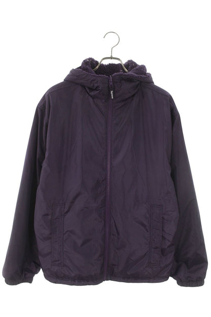 SUPREME 25AW Reversible Hooded Fleece Jacket Purple Size M