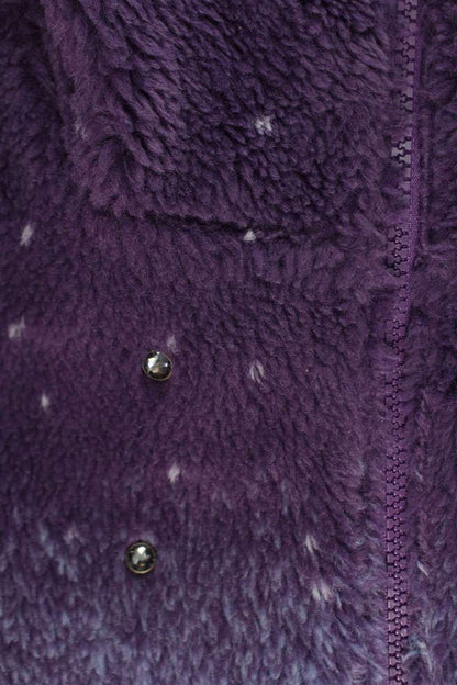 SUPREME 25AW Reversible Hooded Fleece Jacket Purple Size M