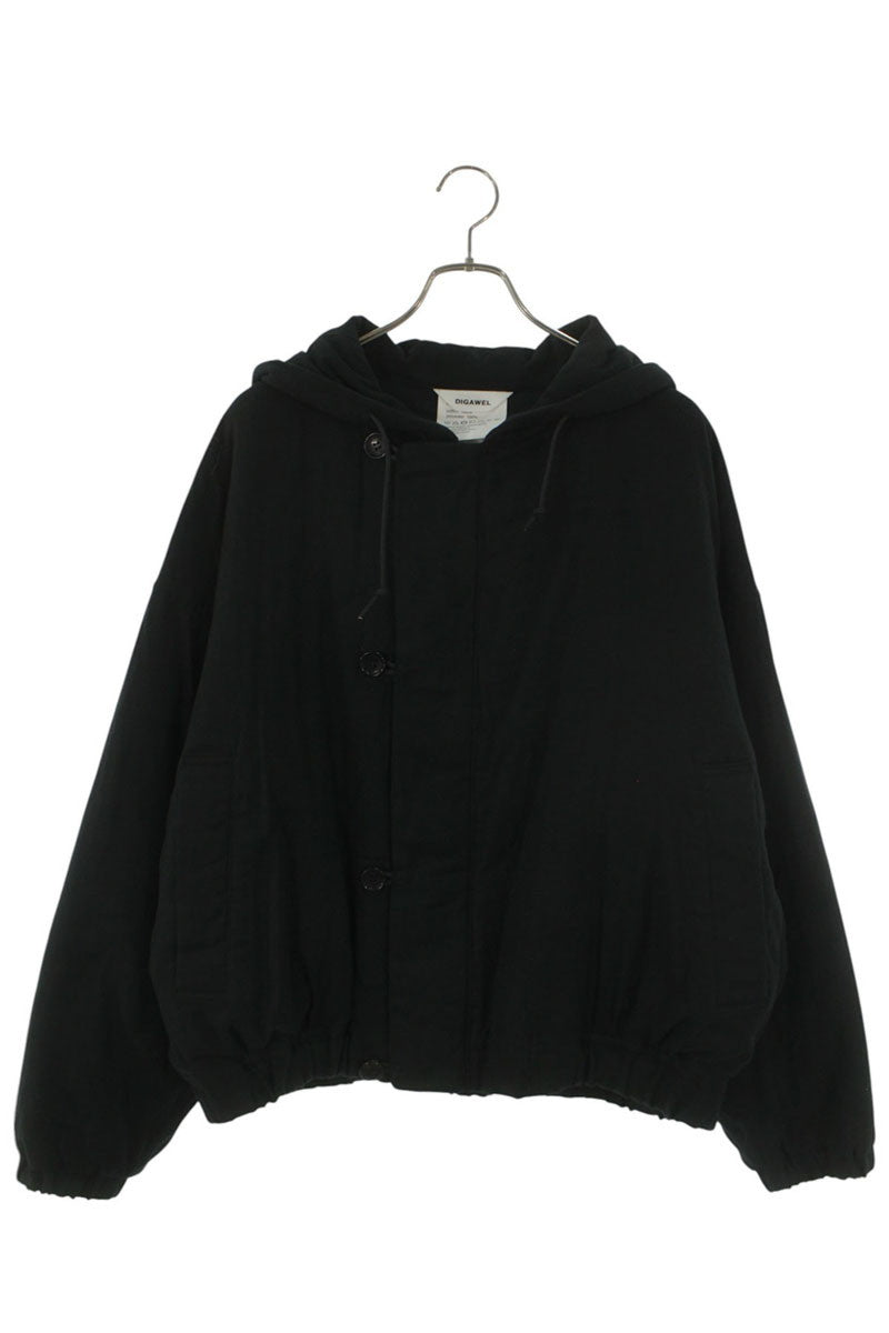 DIGAWEL 26SS Padded Gauze Blouson Black Size L
