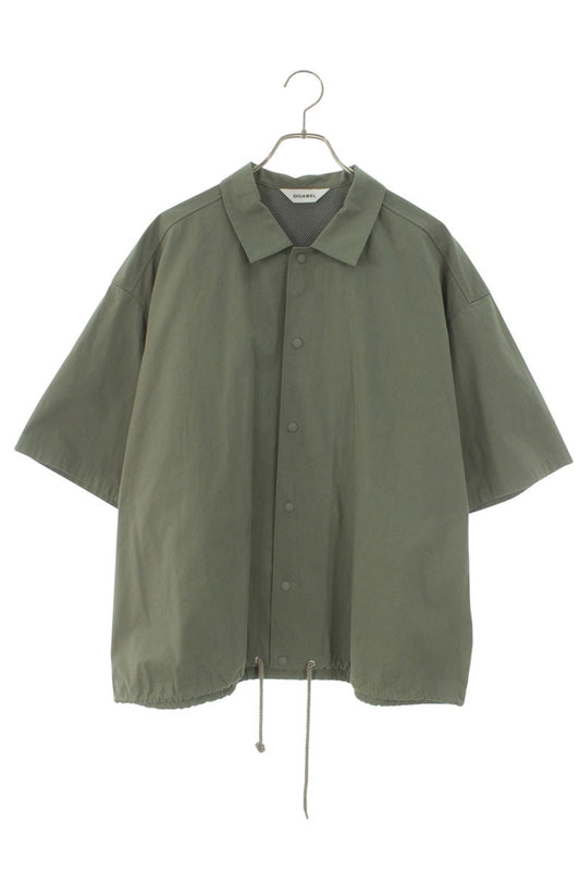 DIGAWEL Short Sleeve Coach Shirt Jacket Green Size M