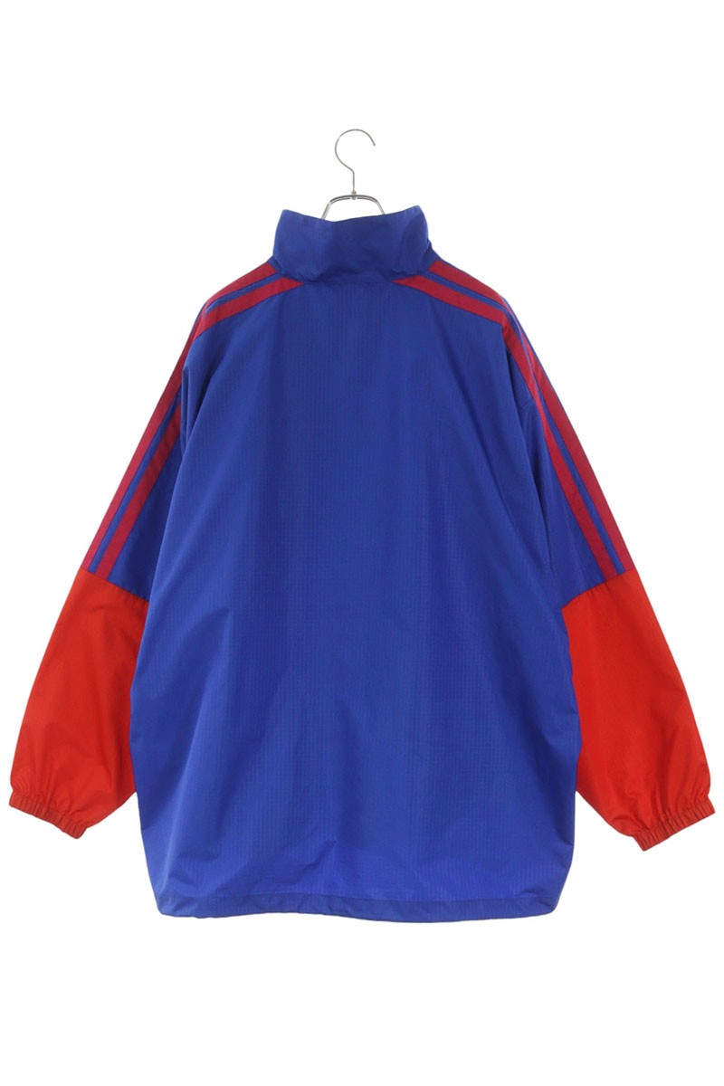 BALENCIAGA Polyester Logo Zip-Up Blouson Multi Size XXL