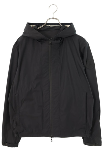 MONCLER Logo Drawcord Nylon Blouson Black Size M