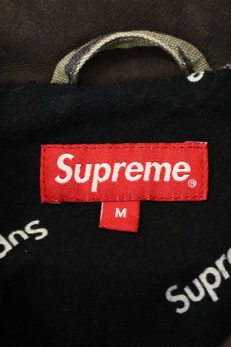 SUPREME 18AW Cotton Mossy Oak Camo Field Jacket Green Size M