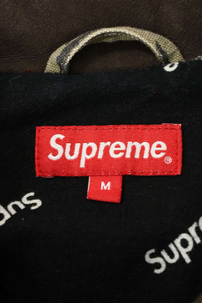 SUPREME 18AW Cotton Mossy Oak Camo Field Jacket Green Size M