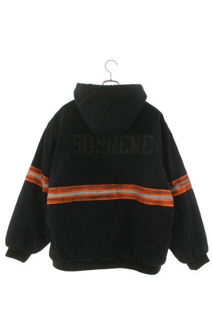 SUPREME 24AW Reflective Stripe Hooded Work Jacket Size XL