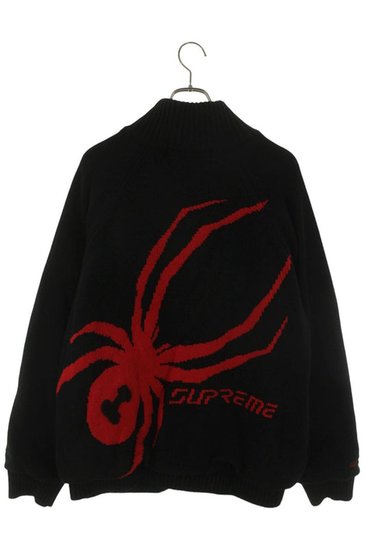 SUPREME 24AW Spyder WINDSTOPPER Zip Sweater Black Size XL