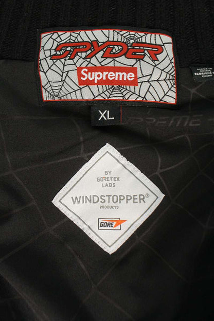 SUPREME 24AW Spyder WINDSTOPPER Zip Sweater Black Size XL