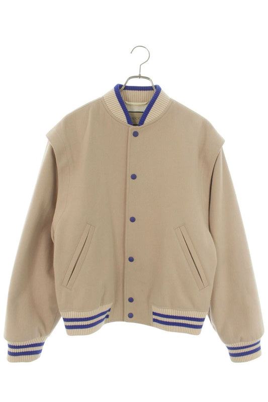 GUCCI Back Logo Varsity Jacket Wool Multi Size S
