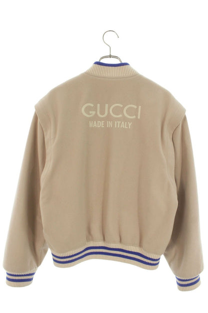 GUCCI Back Logo Varsity Jacket Wool Multi Size S