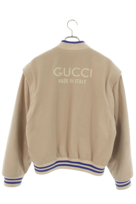 GUCCI Back Logo Varsity Jacket Wool Multi Size S
