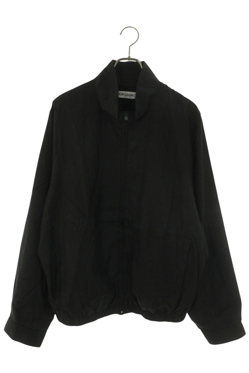 OUR LEGACY 26SS Cupro Cotton Zip Casino Jacket Black Size M