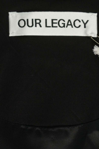 OUR LEGACY 26SS Cupro Cotton Zip Casino Jacket Black Size M