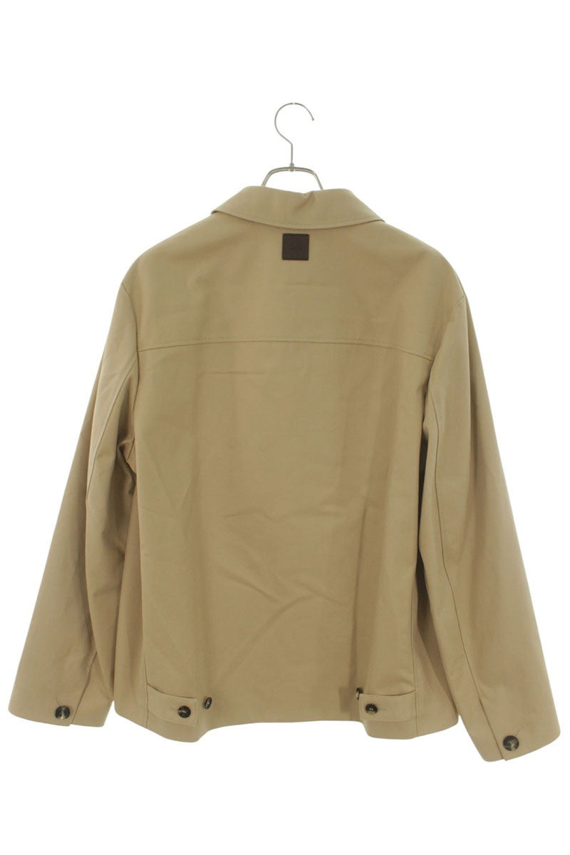 DIOR 26SS Beige Logo Embroidered Workwear Jacket Size L