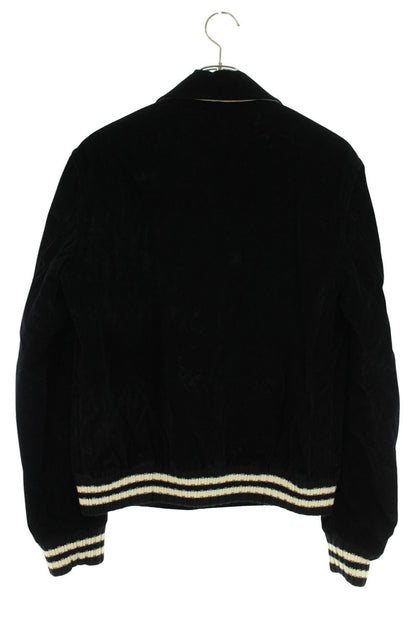 SAINT LAURENT PARIS Corduroy Teddy Blouson Black Size 50