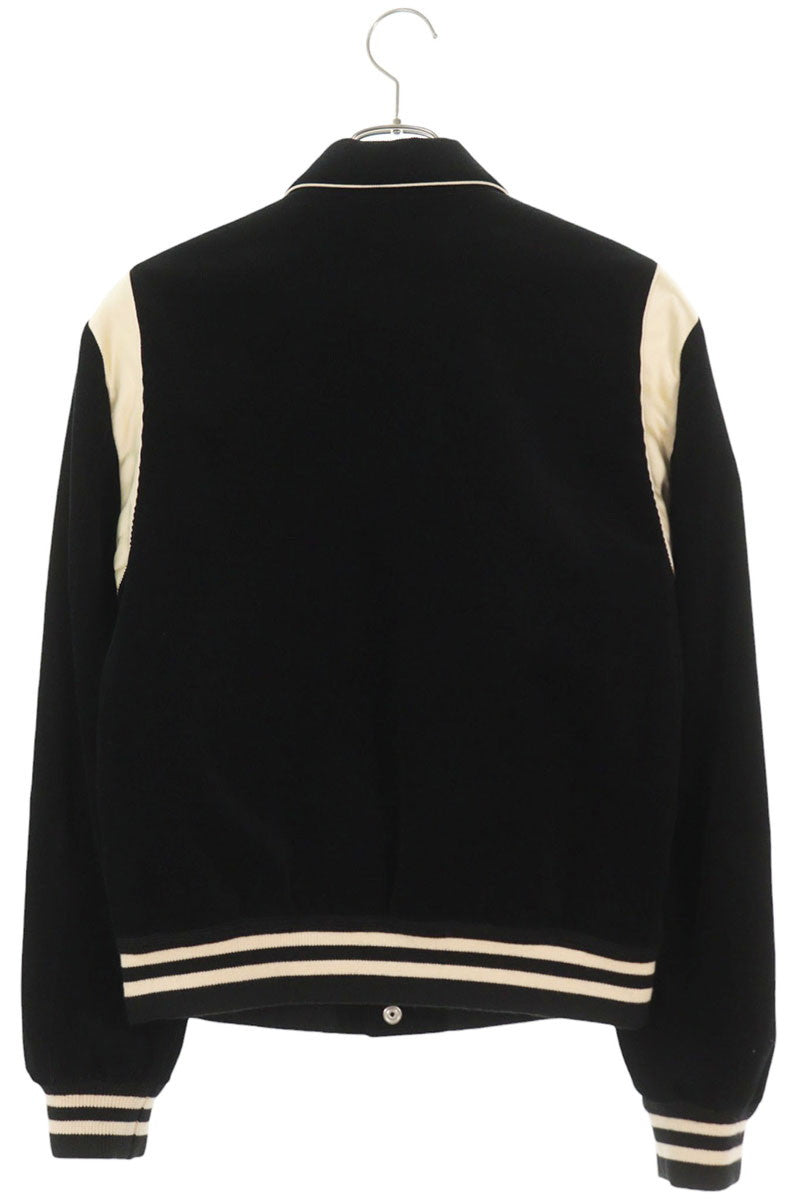 CELINE Corduroy Teddy Blouson Black Size M