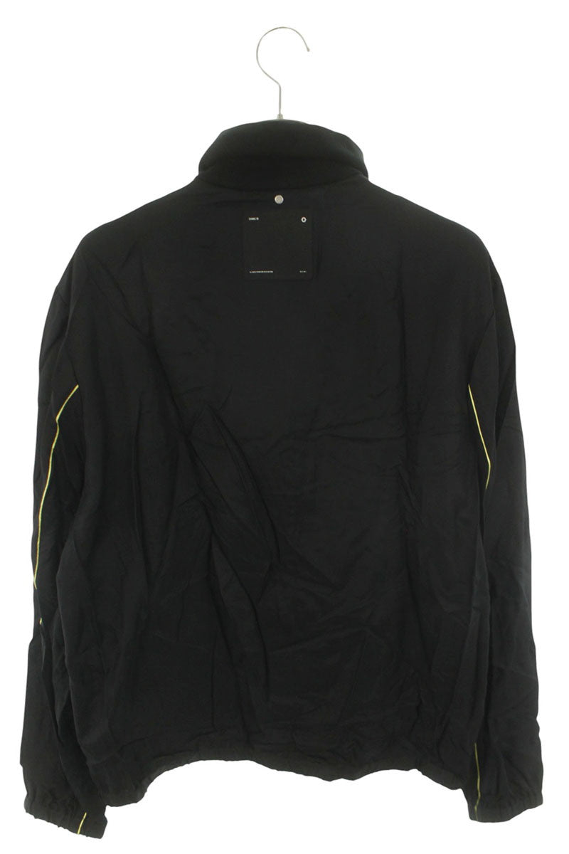OAMC Rayon High-Neck Zip Blouson Black/Yellow Size L