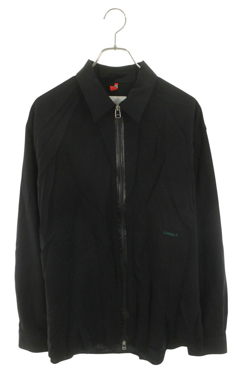 OAMC DISC SHIRT Wool Zip Blouson Black Size L