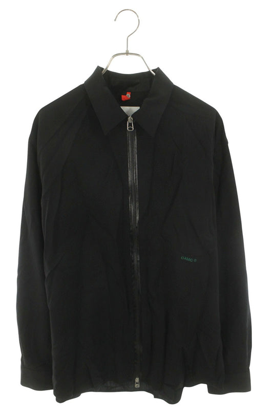 OAMC DISC SHIRT Wool Zip Blouson Black Size L