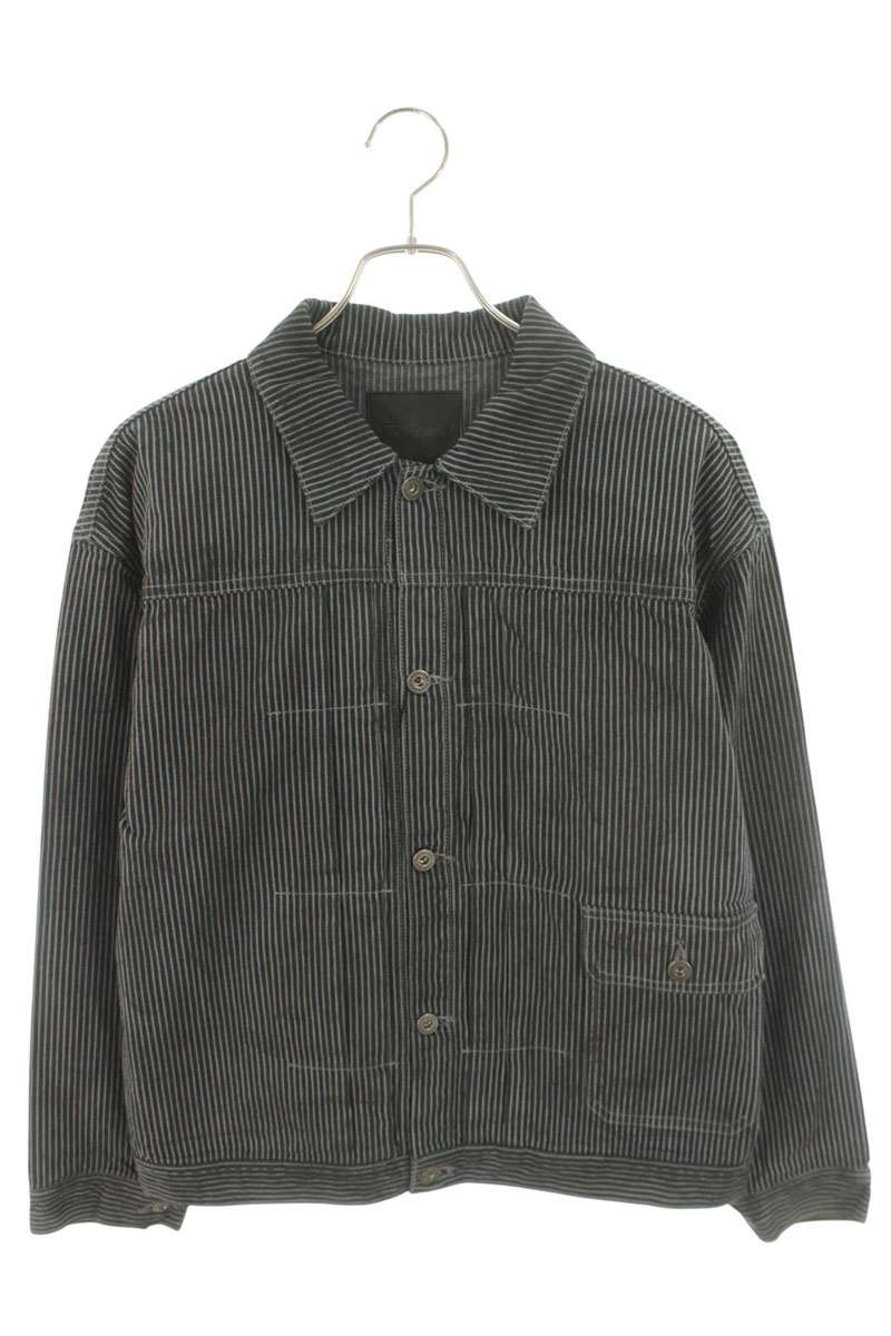 ISAMUKATAYAMA BACKLASH Bleached Hickory Stripe 1st Size L