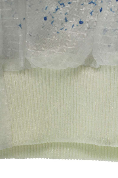 ANREALAGE Transparent Panel Blouson Blue/White Size 38