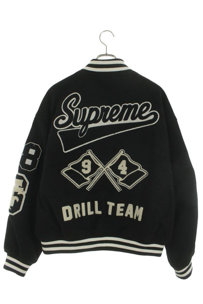 SUPREME 25AW Drill Team Varsity Jacket Black Size L