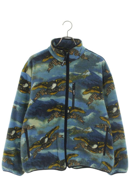 SUPREME 25AW ANTIHERO Fleece Jacket Blue Size L