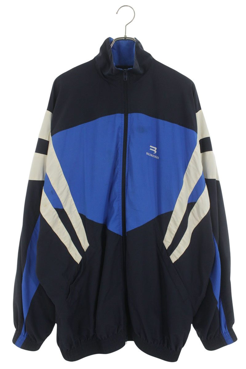 BALENCIAGA Oversized BB Logo Track Jacket Multi Size ONE