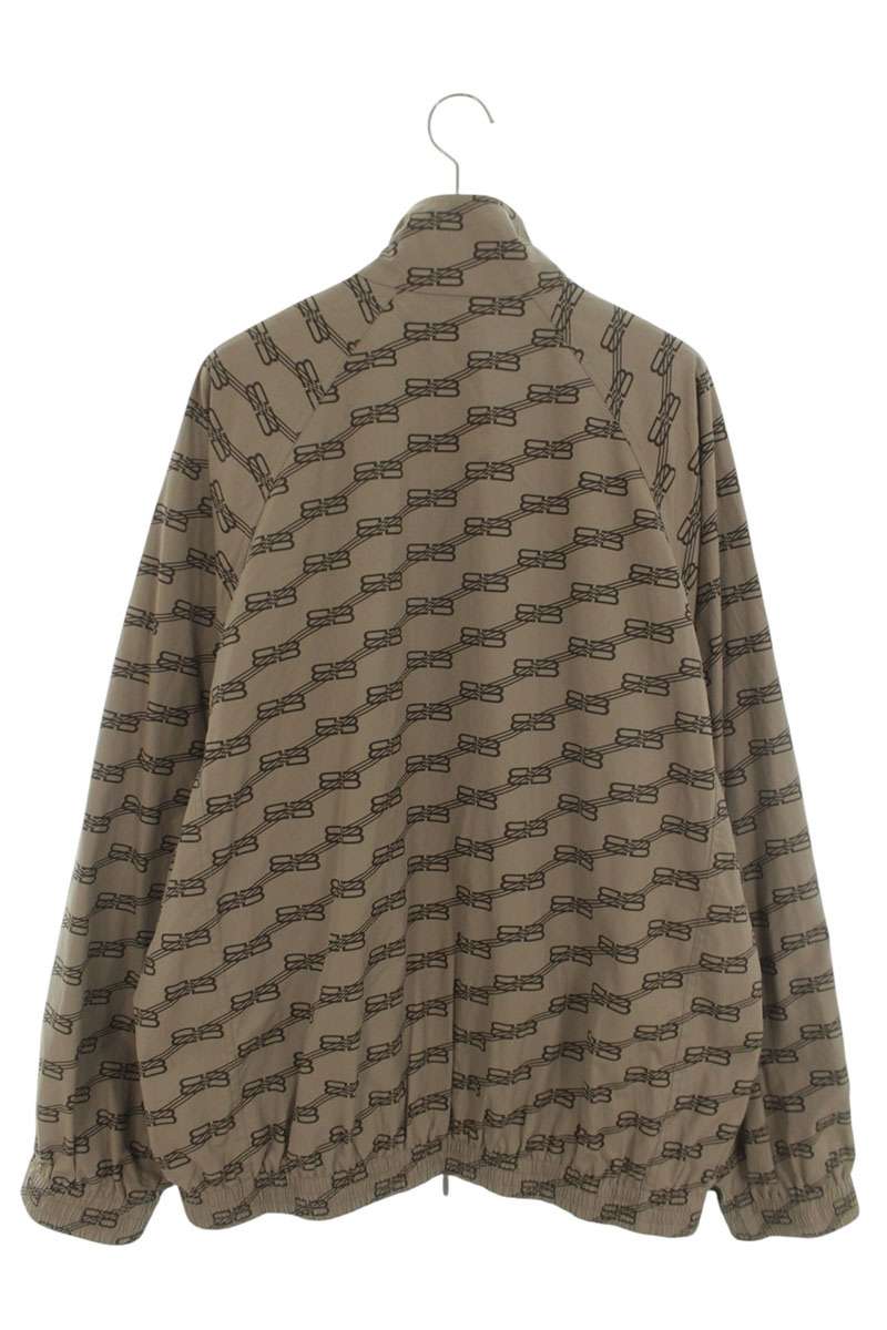 BALENCIAGA BB Monogram Track Jacket Brown Size XXS