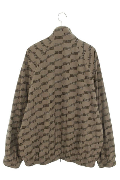 BALENCIAGA BB Monogram Track Jacket Brown Size XXS